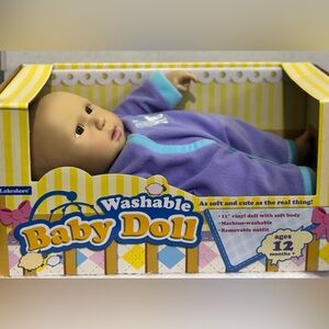 New Lakeshore Washable Baby Doll